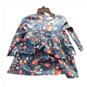 Tucker + Tate 2piece set, Navy denim Fungi floral, nwt